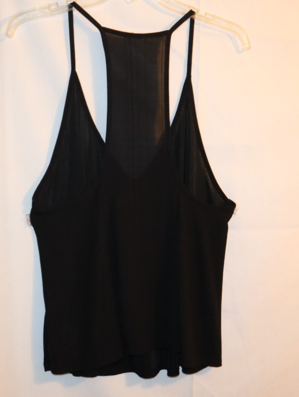 Free People Intimately Slinky Slink Black Racerback Tank Top Size M - Picture 5 of 9